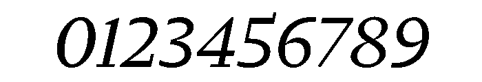 Nyck MRegularItalic Instance Font OTHER CHARS