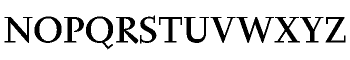 Nyck MText Instance Font UPPERCASE