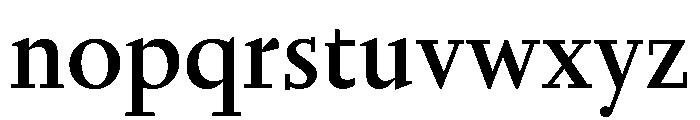 Nyck MText Instance Font LOWERCASE