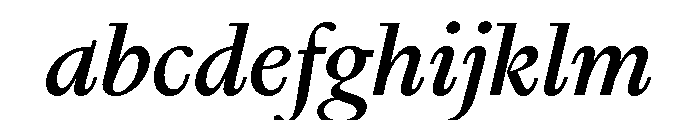 Nyck MTextItalic Instance FONT
