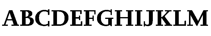 Nyck SBold Instance Font UPPERCASE