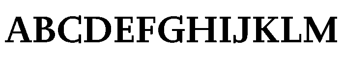 Nyck SMedium Instance Font UPPERCASE