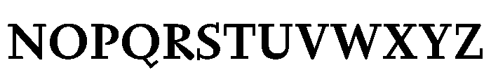 Nyck SMedium Instance Font UPPERCASE