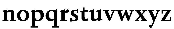 Nyck SMedium Instance Font LOWERCASE