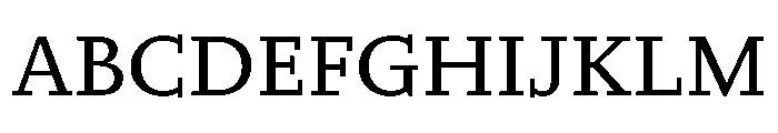 Nyck SRegular Instance Font UPPERCASE