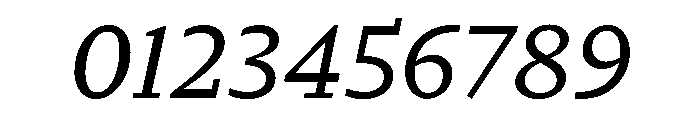 Nyck SRegularItalic Instance Font OTHER CHARS