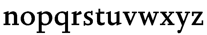Nyck SText Instance Font LOWERCASE