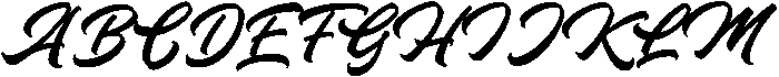 NZN Magnusa Regular otf (400) Font UPPERCASE