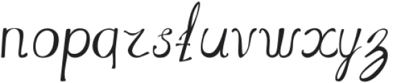 O.Yu_Recipes1 Regular otf (400) Font LOWERCASE