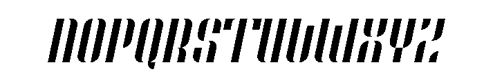 O'line Italic Font UPPERCASE