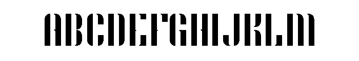 O'line Regular Font UPPERCASE