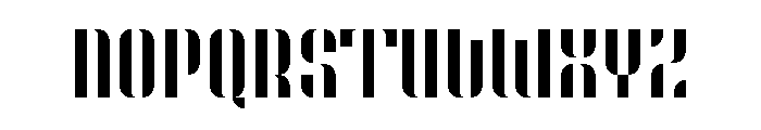 O'line Regular Font UPPERCASE