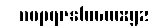 O'line Regular Font LOWERCASE