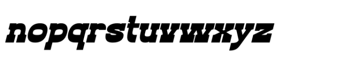 O Feel Italic Font LOWERCASE