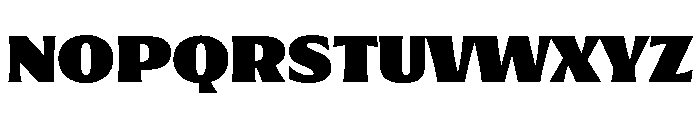 Oaks Bold Expanded Font UPPERCASE