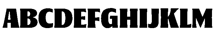 Oaks Bold Regular Font UPPERCASE