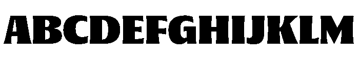 Oaks Bold SemiExpanded Font UPPERCASE