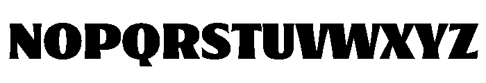 Oaks Bold SemiExpanded Font UPPERCASE