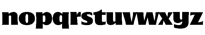 Oaks Bold SemiExpanded Font LOWERCASE