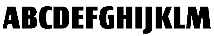Oaks Extra Bold Font UPPERCASE