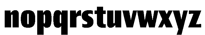 Oaks Extra Bold Font LOWERCASE