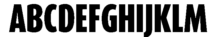 Oaks Heavy Font UPPERCASE
