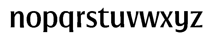 Oaks Light Regular Font LOWERCASE