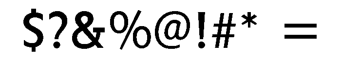 Oaks Light Font OTHER CHARS