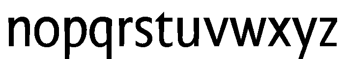 Oaks Light Font LOWERCASE
