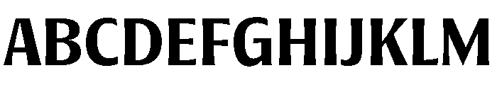 Oaks Medium Regular Font UPPERCASE