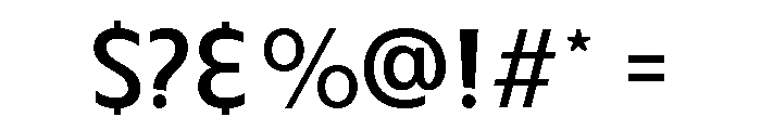 Oaks Medium Font OTHER CHARS