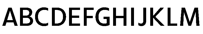 Oaks Medium Font UPPERCASE