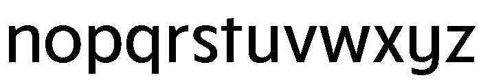 Oaks Medium Font LOWERCASE
