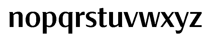 Oaks Regular Font LOWERCASE