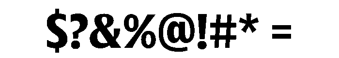 Oaks SemiBold Regular Font OTHER CHARS
