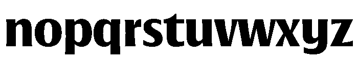 Oaks SemiBold Regular Font LOWERCASE