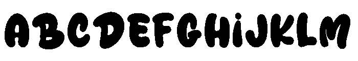 OATMEAL BREAD Font UPPERCASE
