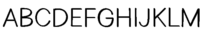 Oaklane Sans Font UPPERCASE