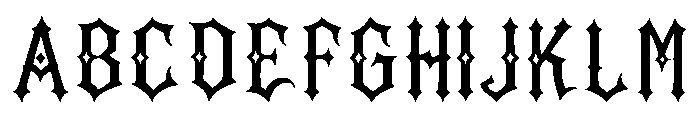 Oakminster Font UPPERCASE
