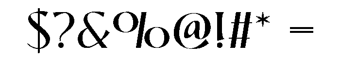 Oakthorn Font OTHER CHARS