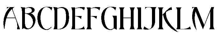 Oakthorn Font UPPERCASE
