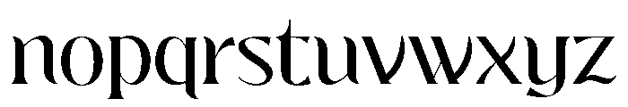 Oakthorn Font LOWERCASE