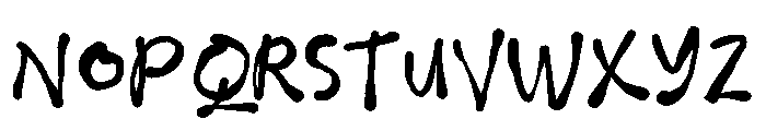 Oat & Ink Font LOWERCASE
