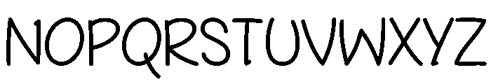 Oat Milk Club Font UPPERCASE