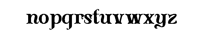 Oath & Ember Regular Font LOWERCASE