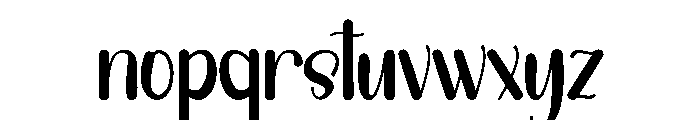 Oatmilk Cappuccino Font LOWERCASE