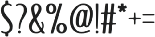 Oakforge otf (400) Font OTHER CHARS