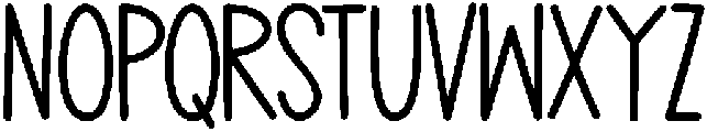 Oakland Regular otf (400) Font LOWERCASE