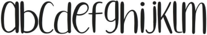 Oakstree otf (400) Font LOWERCASE