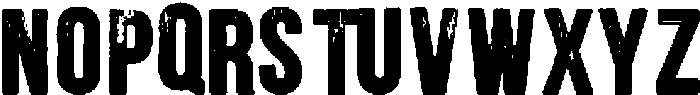 Oakwood Regular otf (400) Font LOWERCASE